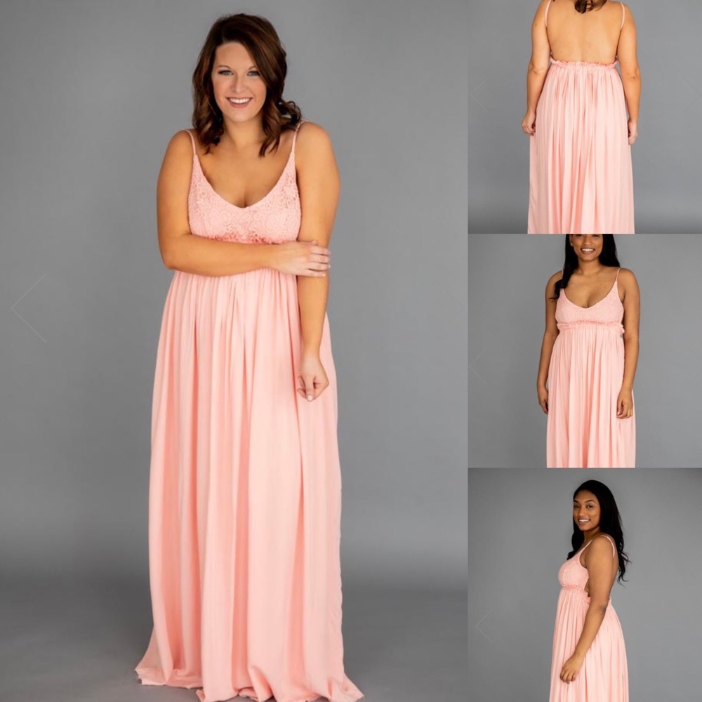 Once In A Lifetime Light Pink Maxi Dress